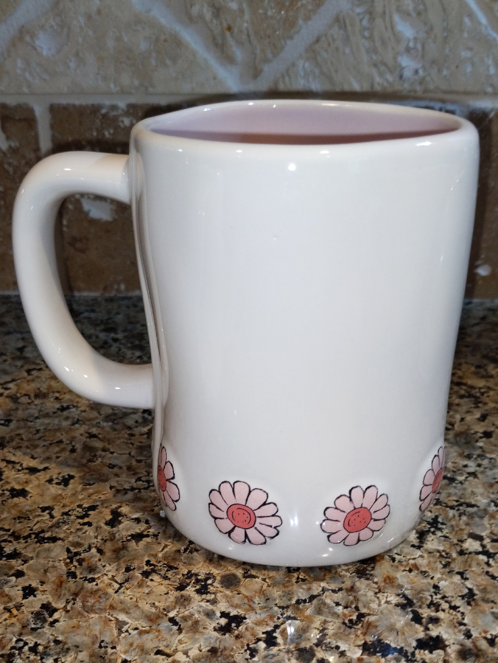 Rae Dunn Magenta MIMI Floral Textured Ceramic Coffee Tea Mug Mother's Day Pink - Picture 3 of 5